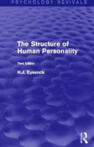 Cover image for The Structure of Human Personality