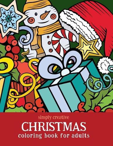 Cover image for Simply Creative Christmas Coloring Book for Adults