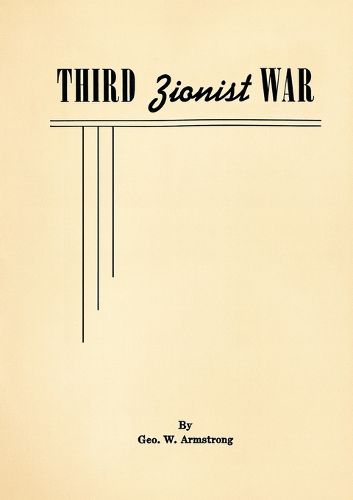 Cover image for Third Zionist War
