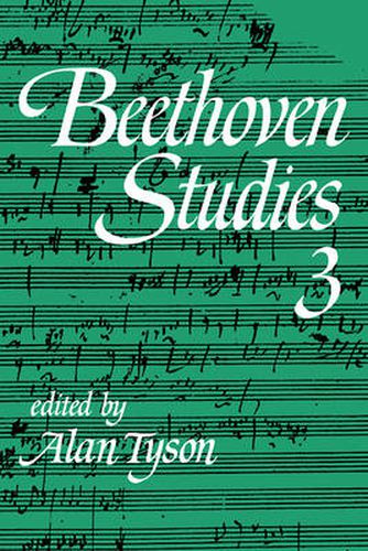 Cover image for Beethoven Studies 3