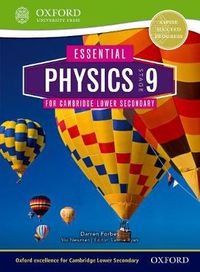 Cover image for Essential Physics for Cambridge Lower Secondary Stage 9 Student Book