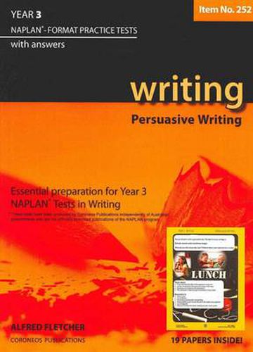 Cover image for Year 3 Writing: NAPLAN-format Practice Tests with Answers