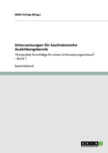 Cover image for Unterweisungen F r Kaufm nnische Ausbildungsberufe
