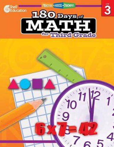 Cover image for 180 Days of Math for Third Grade: Practice, Assess, Diagnose