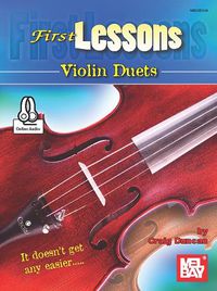 Cover image for First Lessons Violin Duets