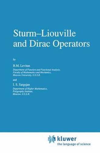 Cover image for Sturm-Liouville and Dirac Operators