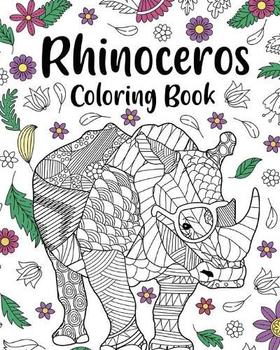 Cover image for Rhinoceros Coloring Book