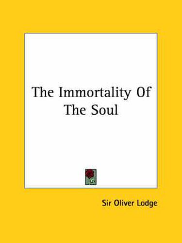 The Immortality of the Soul