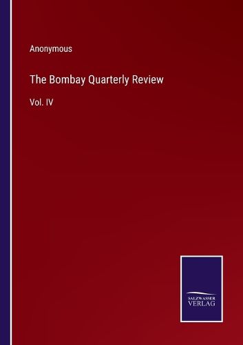 Cover image for The Bombay Quarterly Review