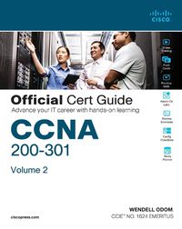 Cover image for CCNA 200-301 Official Cert Guide, Volume 2