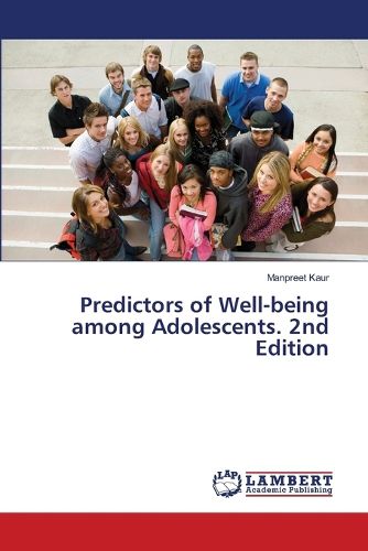 Cover image for Predictors of Well-being among Adolescents. 2nd Edition