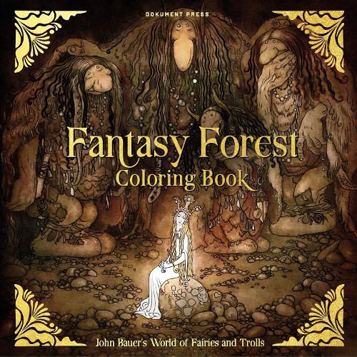 Cover image for Fantasy Forest Coloring Book