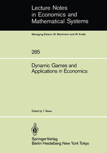 Cover image for Dynamic Games and Applications in Economics