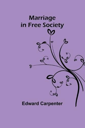 Cover image for Marriage in Free Society