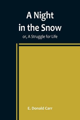 Cover image for A Night in the Snow; or, A Struggle for Life