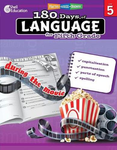 Cover image for 180 Days of Language for Fifth Grade: Practice, Assess, Diagnose