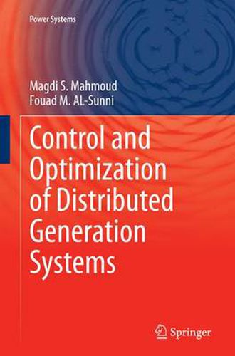 Cover image for Control and Optimization of Distributed Generation Systems