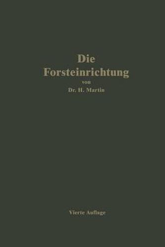 Die Forsteinrichtung