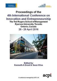 Cover image for Icie 2016 - Proceedings of the 4th International Conference on Innovation and Entrepreneurship