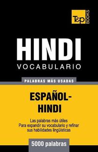 Cover image for Vocabulario Espanol-Hindi - 5000 palabras mas usadas