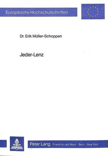 Cover image for Jeder-Lenz