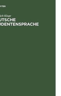 Cover image for Deutsche Studentensprache