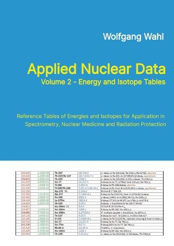 Cover image for Applied Nuclear Data, Volume 2 - Energy and Isotope Tables