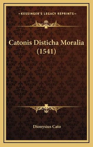 Catonis Disticha Moralia (1541)