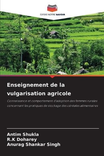 Cover image for Enseignement de la vulgarisation agricole