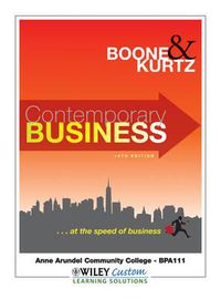 Cover image for Contemporary Business