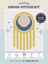 Cover image for Mindful Crafts: Celestial Cross-stitch Kit