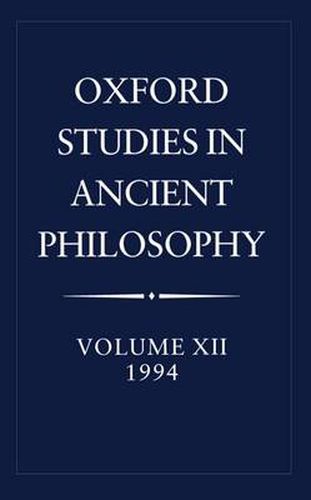 Cover image for Oxford Studies in Ancient Philosophy