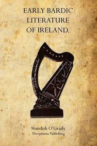 Cover image for Early Bardic Literature of Ireland