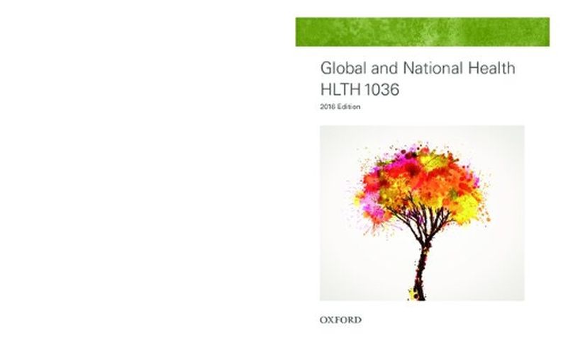 Cover image for HLTH1036 Global and National Health 2016 edition