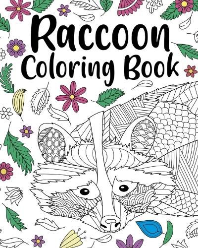 Cover image for Raccoon Coloring Book