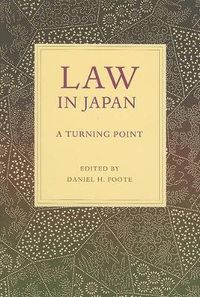 Cover image for Law in Japan: A Turning Point