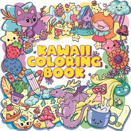 Cover image for Kawaii Coloring Book
