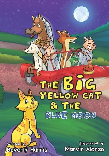 Cover image for The Big Yellow Cat and the Blue Moon