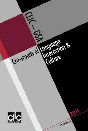 Cover image for Crossroads of Language, Interaction and Culture 8