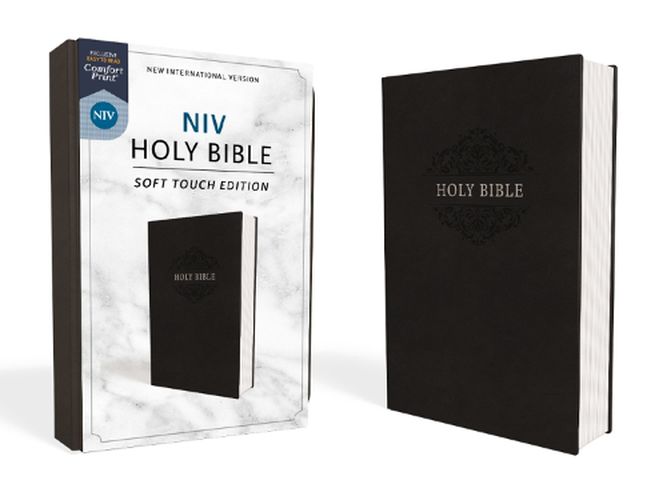 Cover image for NIV, Holy Bible, Soft Touch Edition, Leathersoft, Black, Comfort Print