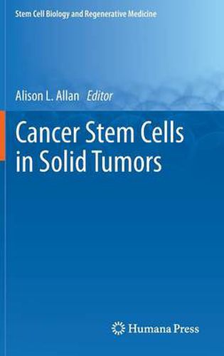Cover image for Cancer Stem Cells in Solid Tumors