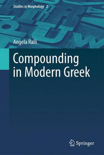 Cover image for Compounding in Modern Greek