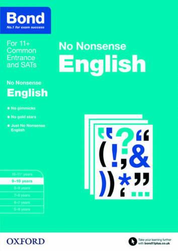 Cover image for Bond: English: No Nonsense: 9-10 years