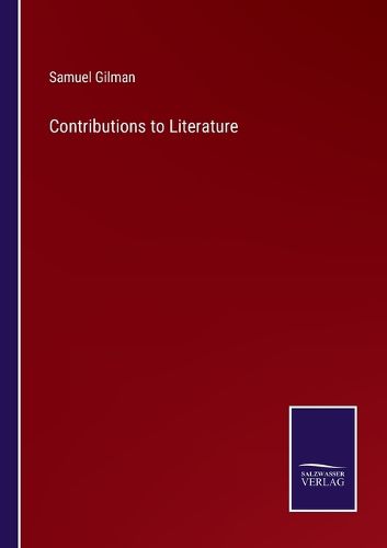 Cover image for Contributions to Literature