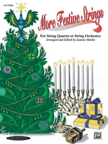 Cover image for More Festive Strings for String Quartet or String Orchestra: 1st Violin Part