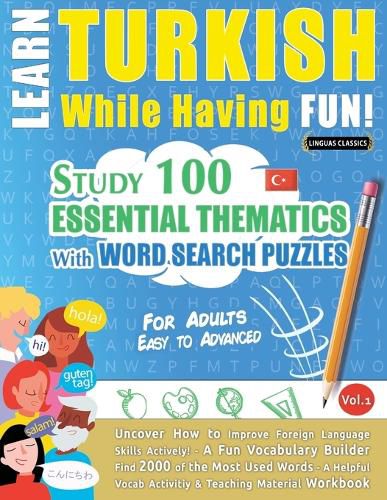 Cover image for Learn Turkish While Having Fun! - For Adults