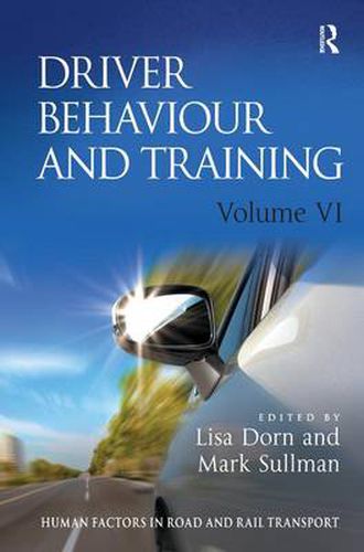 Cover image for Driver Behaviour and Training: Volume VI