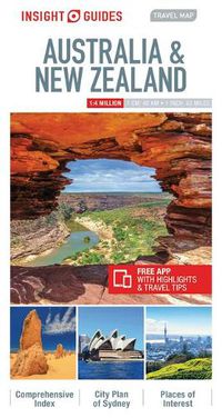 Cover image for Insight Guides Travel Map Australia & New Zealand (Insight Maps)