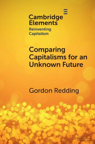 Cover image for Comparing Capitalisms for an Unknown Future