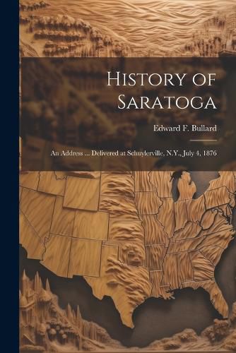 Cover image for History of Saratoga